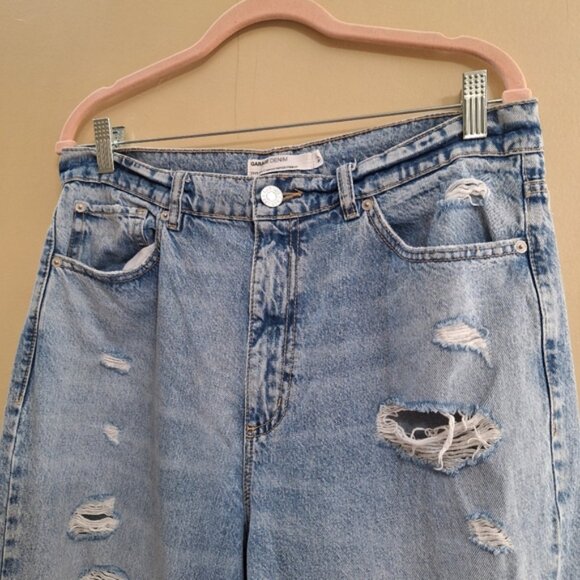 GARAGE Womens Denim high Rise Coupe Vintage Straight Jean Sz 30/11 - Picture 6 of 9